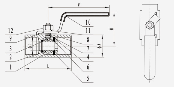 1PC Ball Valve-QF106