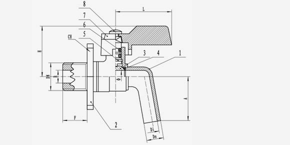 Bibcock Ball Valve-QF202W