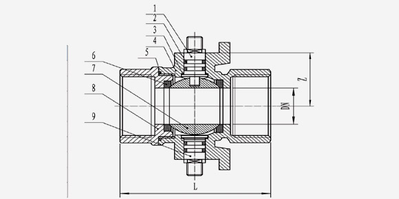 2PC Ball Valve-QF219