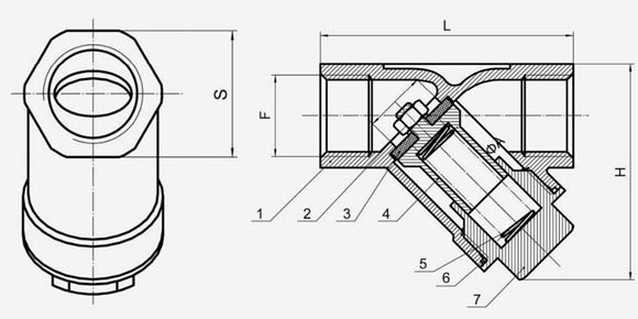 Y-Spring Check Valve-QF503